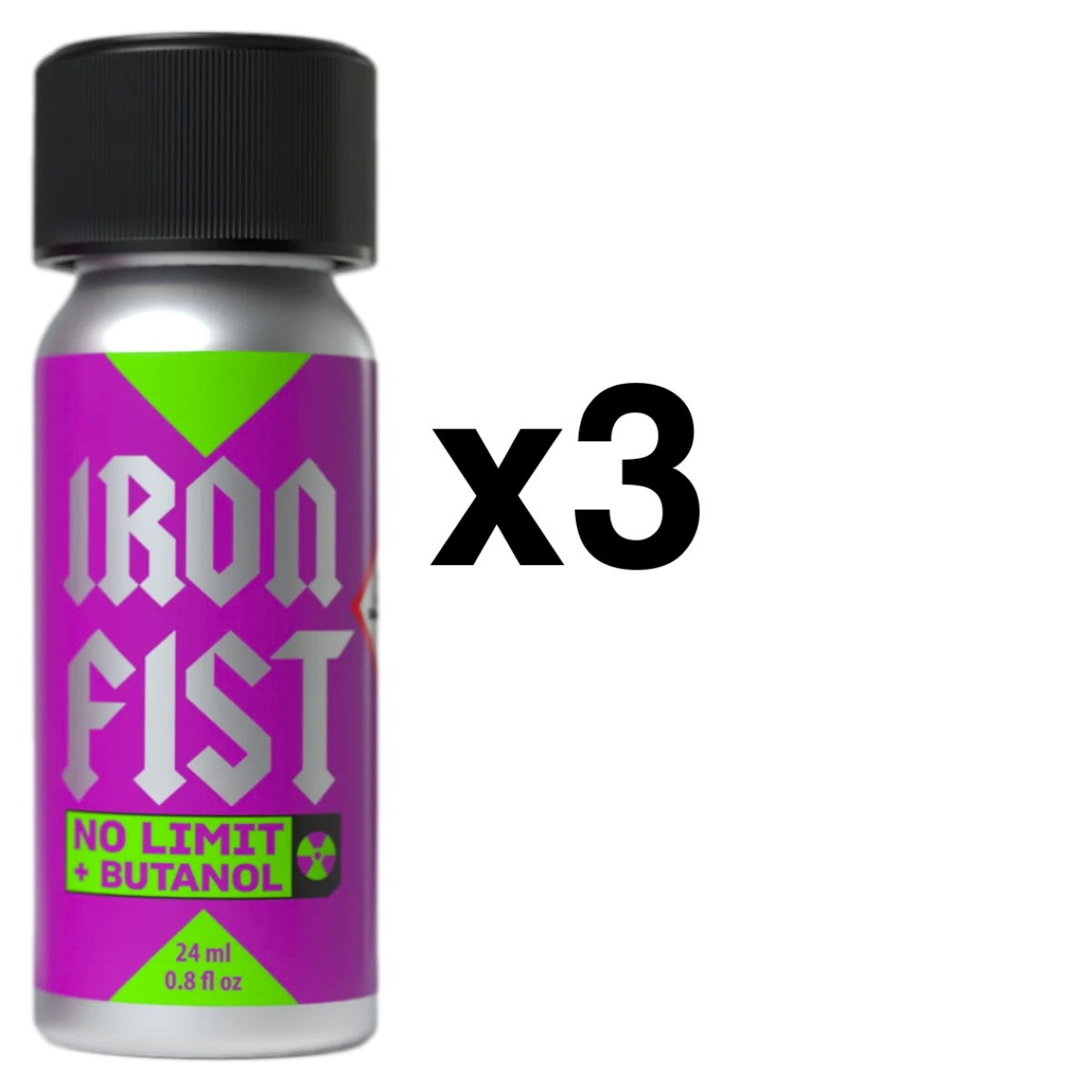 iron fist no limit butanol 24ml x3