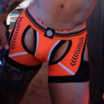 jock boxer circuit breaker orange neon