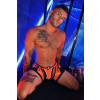 jock boxer circuit breaker orange neon 8