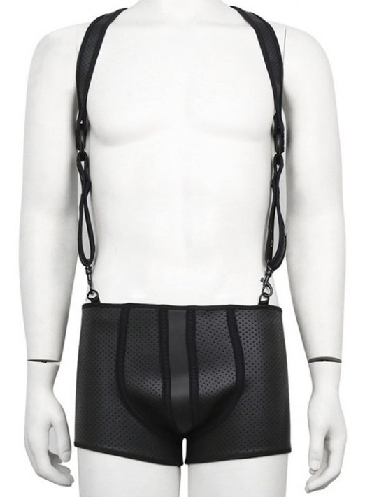 jock boxer et harnais en neoprene