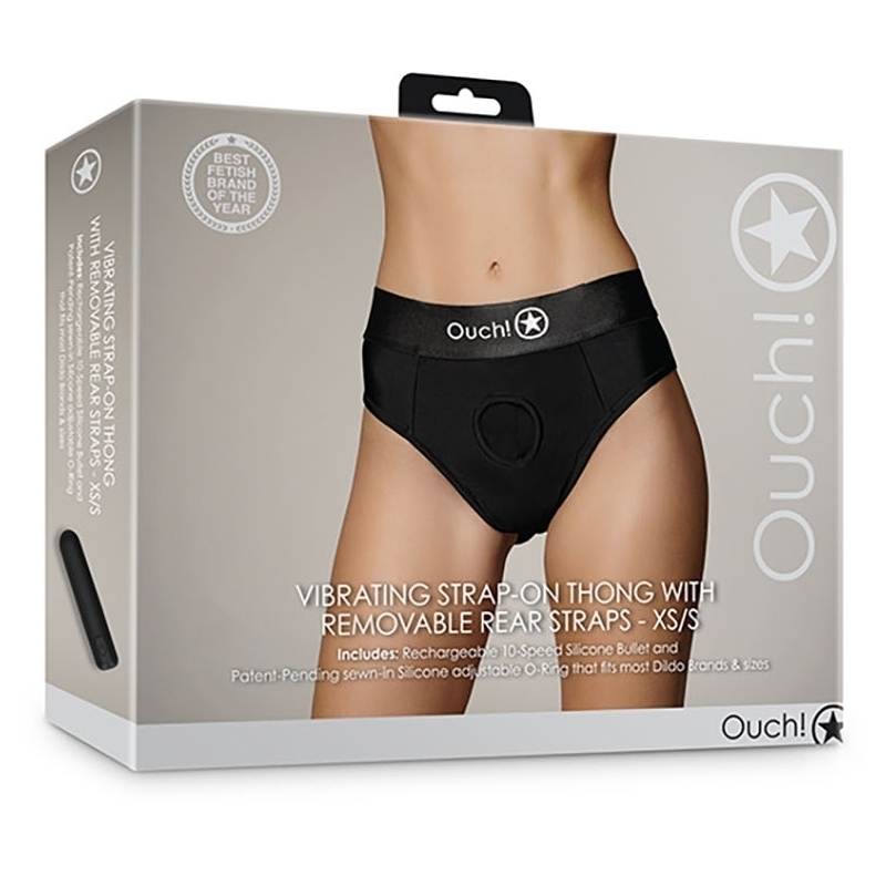 jock string vibrant strap on thong rear open noir 1 1
