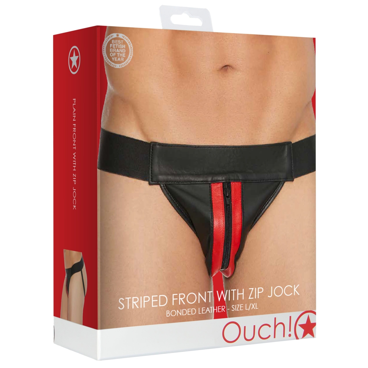 jockstrap avec zip striped front noir rouge 2 scaled