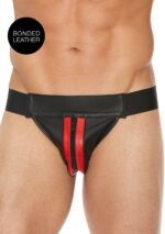 jockstrap avec zip striped front noir rouge 3 scaled
