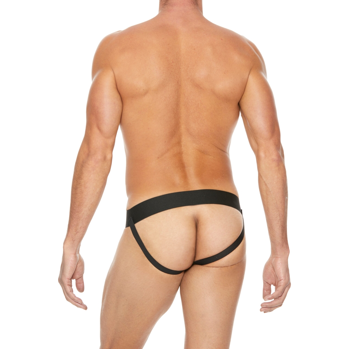 jockstrap avec zip striped front noir rouge 4 scaled