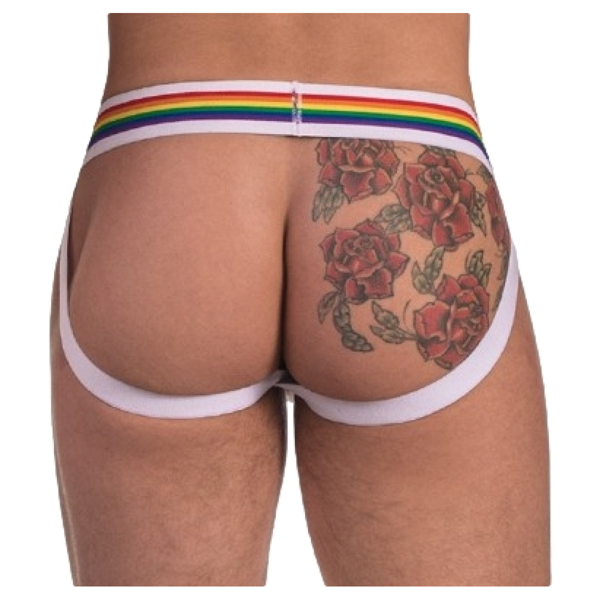 jockstrap barcode pride blanc 1