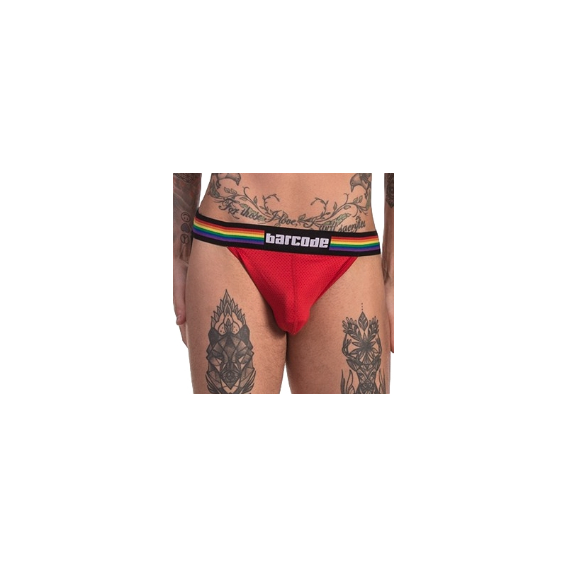 jockstrap barcode pride rouge