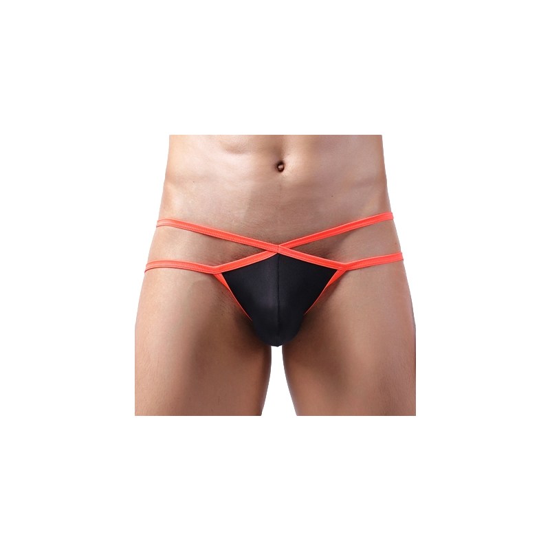 jockstrap bellicross noir orange