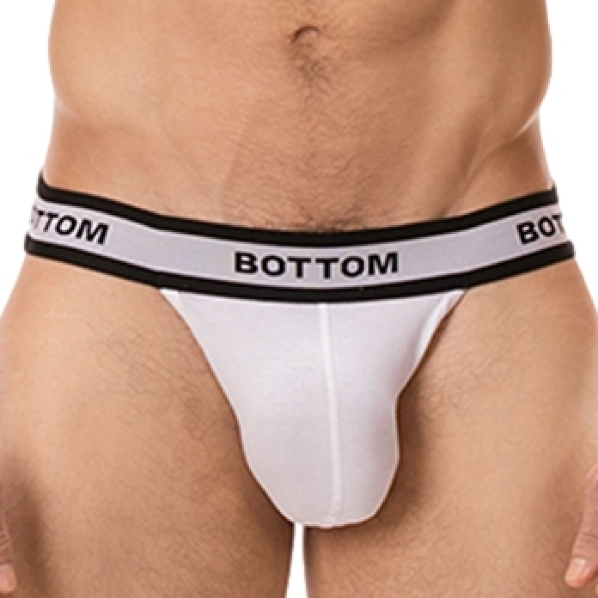 jockstrap bottom blanc