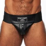 jockstrap en cuir mister b noir