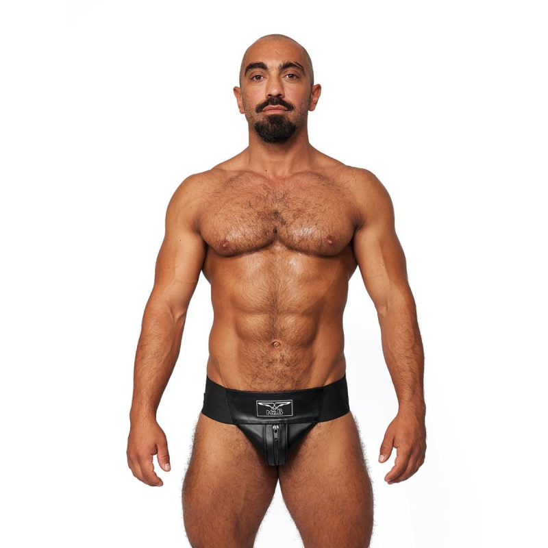 jockstrap en cuir mister b noir 2