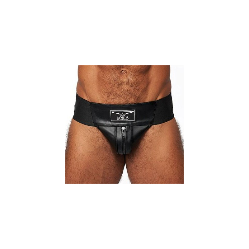 jockstrap en cuir mister b noir