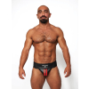 jockstrap en cuir mister b noir rouge 2