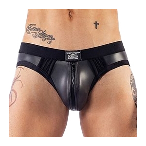 jockstrap en neoprene jock brief mr b noir