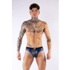 jockstrap en neoprene jock brief mr b noir bleu 2