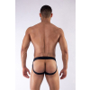 jockstrap en neoprene mister b noir rouge 4