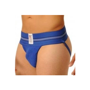 jockstrap fist bleu