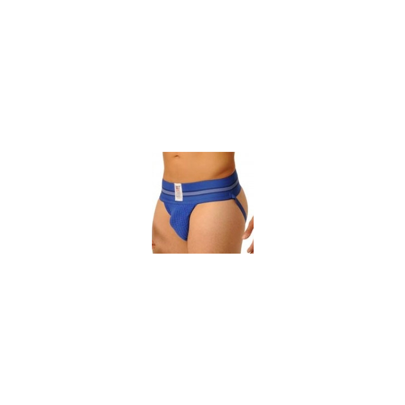 jockstrap fist bleu