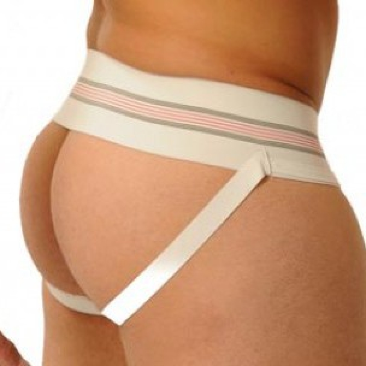 jockstrap fist large bande blanc 2