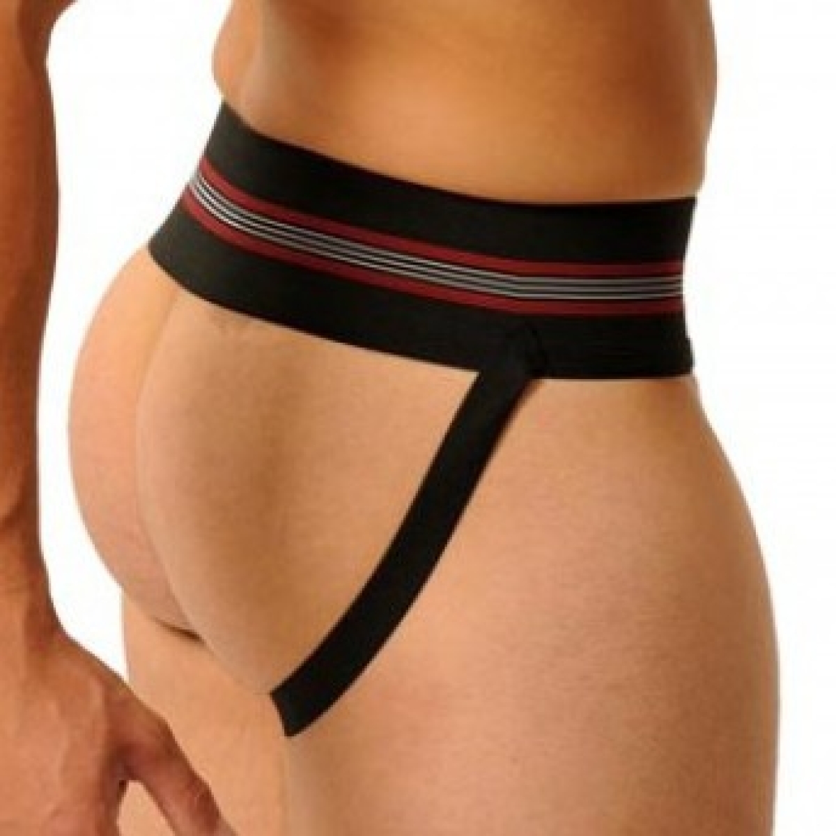 jockstrap fist large bande noir 2
