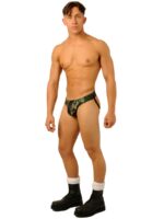 jockstrap fist leather camo army 4