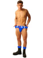 jockstrap fist logo bleu 2