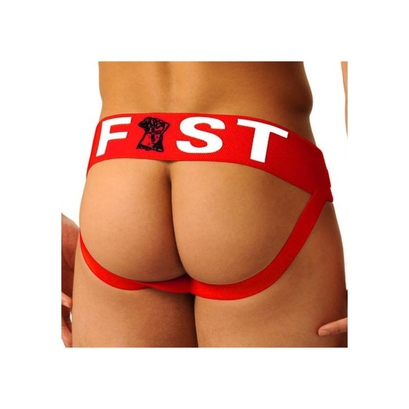 jockstrap fist logo rouge 1