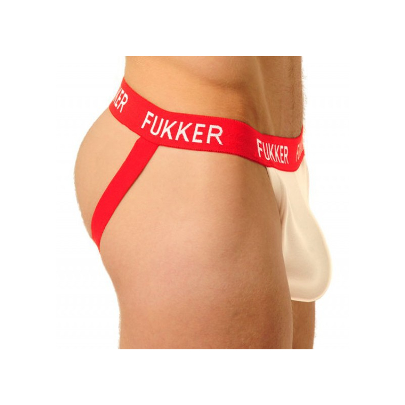 jockstrap fukker blanc et rouge 1