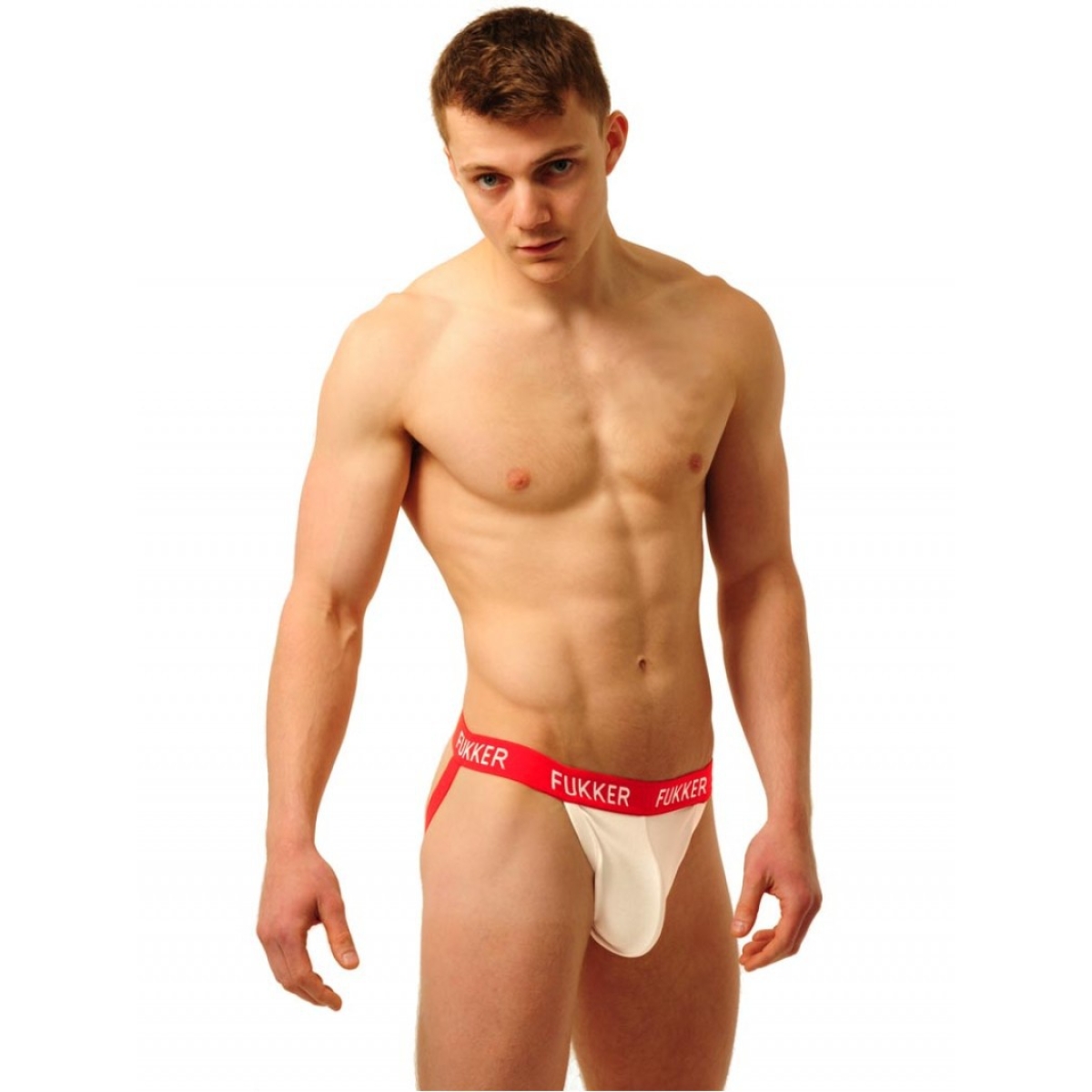 jockstrap fukker blanc et rouge 4