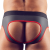 jockstrap joy zip noir rouge 1