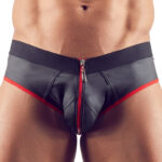 jockstrap joy zip noir rouge