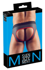 jockstrap joy zip noir rouge 4