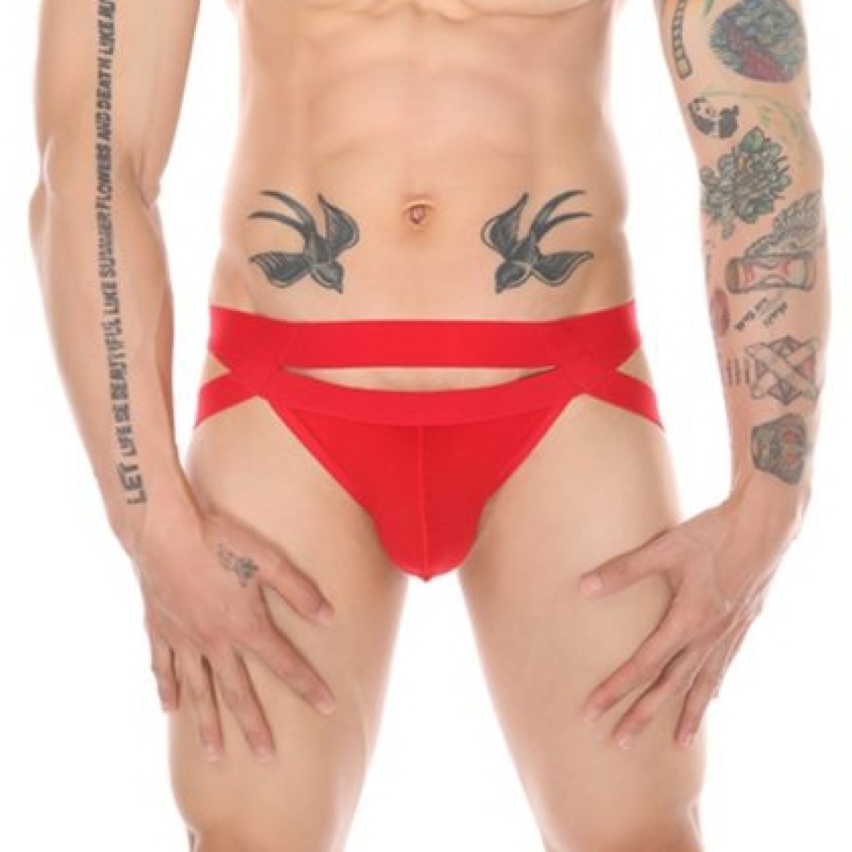 jockstrap mario rouge