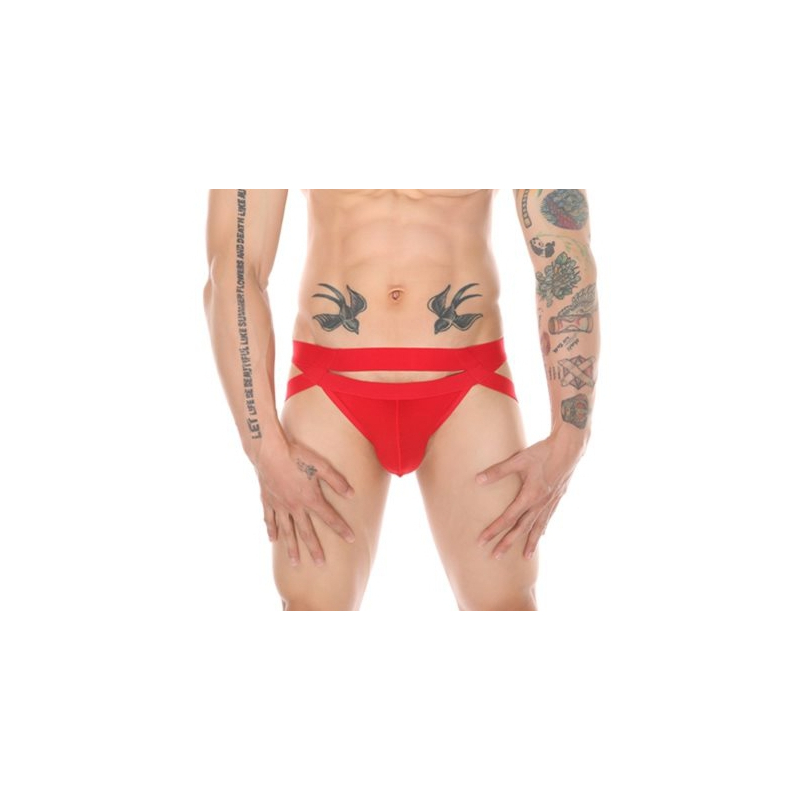 jockstrap mario rouge