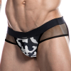 jockstrap mixed camouflage noir blanc