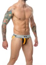 jockstrap mob classic noir orange 2
