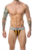 jockstrap mob classic noir orange 3