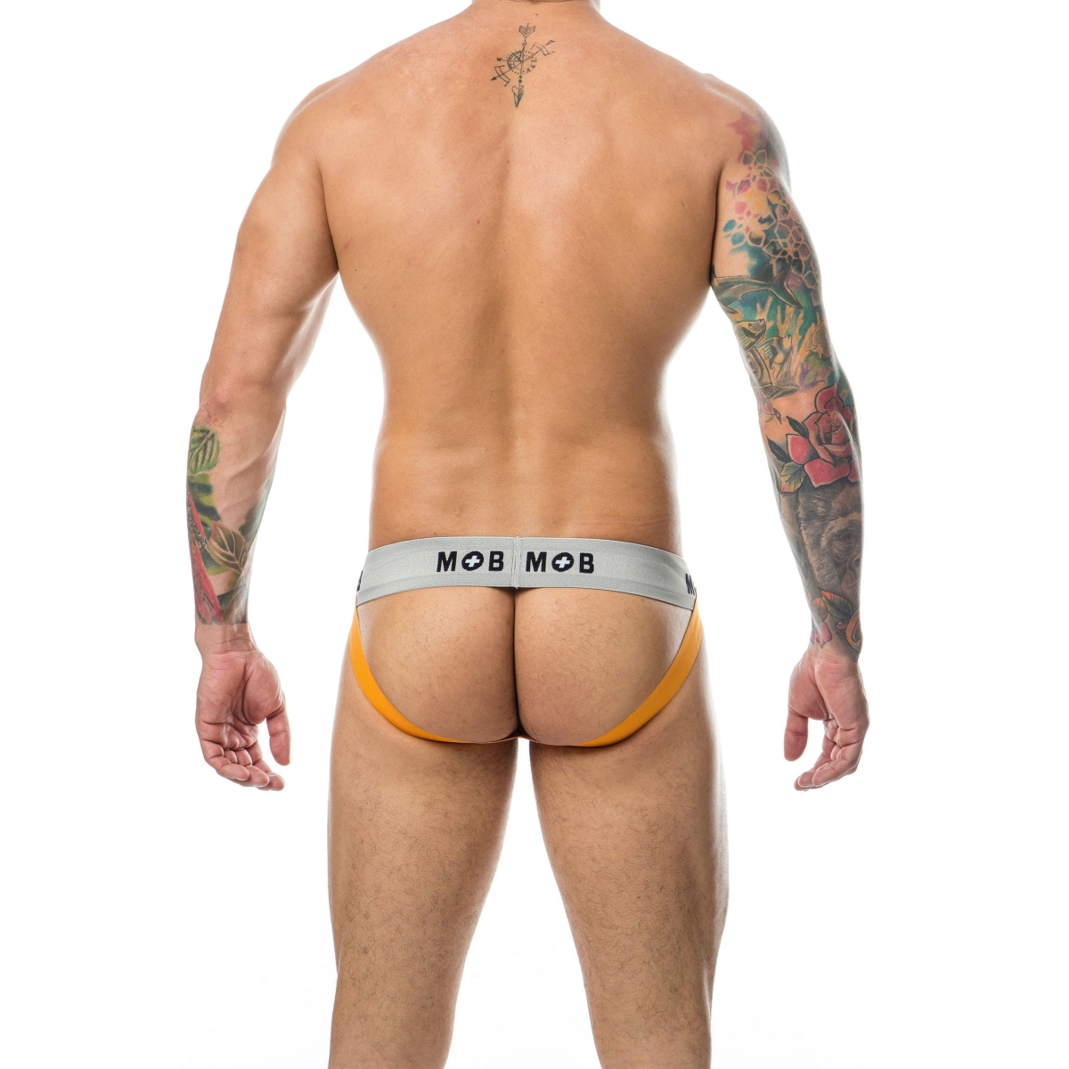 jockstrap mob classic noir orange 4