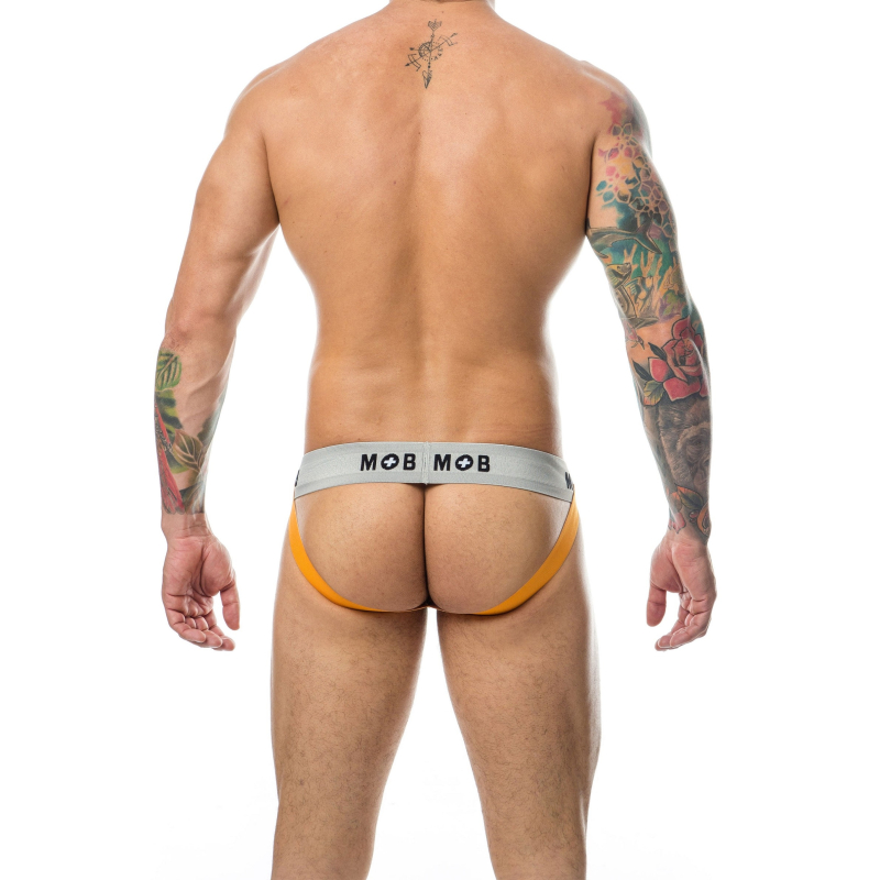 jockstrap mob classic noir orange 4