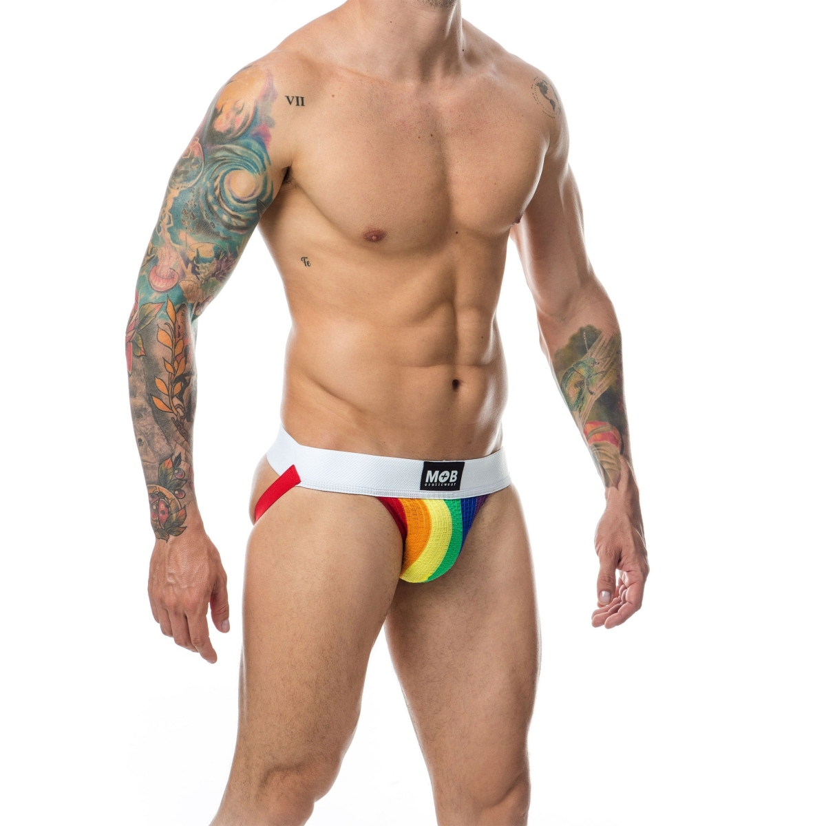 jockstrap mob classic rainbow 2