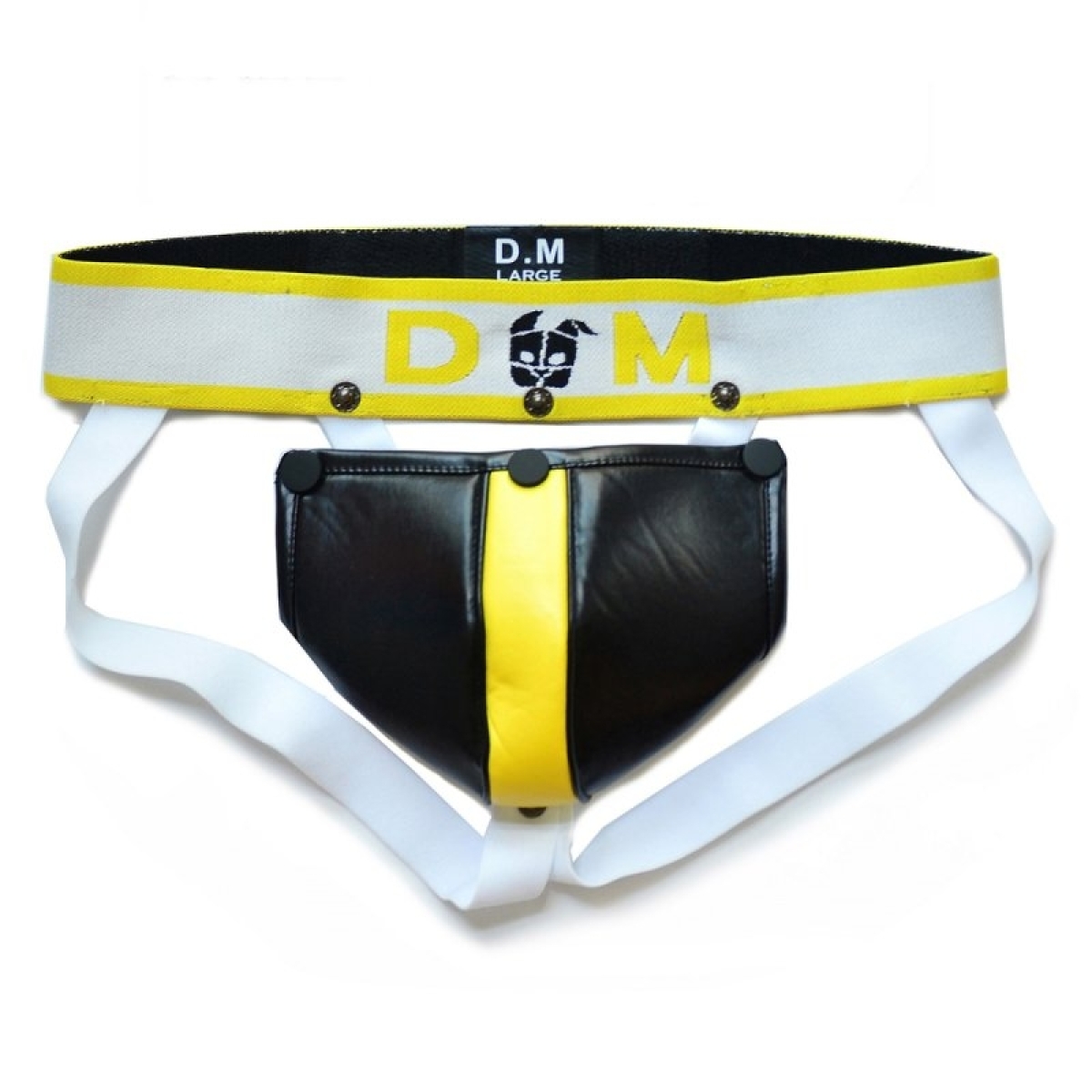 jockstrap neo dungeon noir jaune