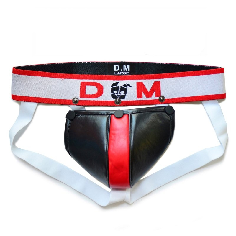 jockstrap neo dungeon noir rouge