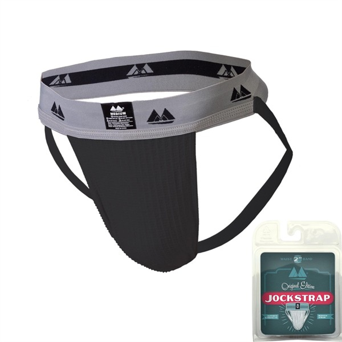 jockstrap original waist 2 band noir