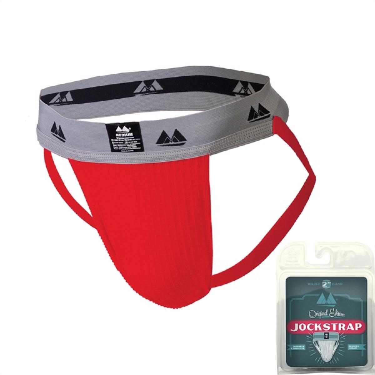 jockstrap original waist 2 band rouge