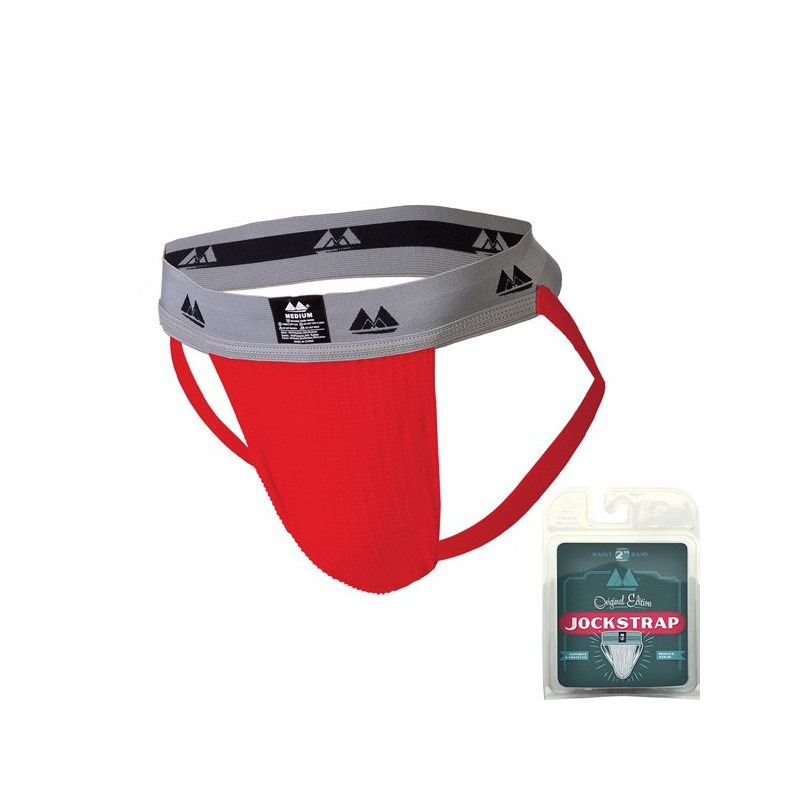 jockstrap original waist 2 band rouge