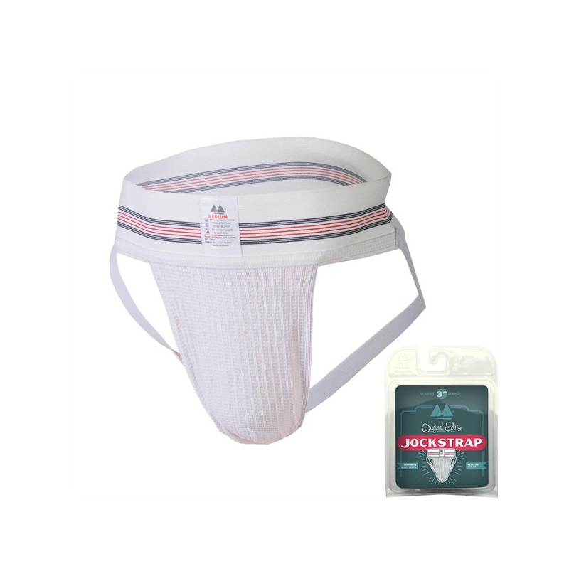 jockstrap original waist 3 band blanc