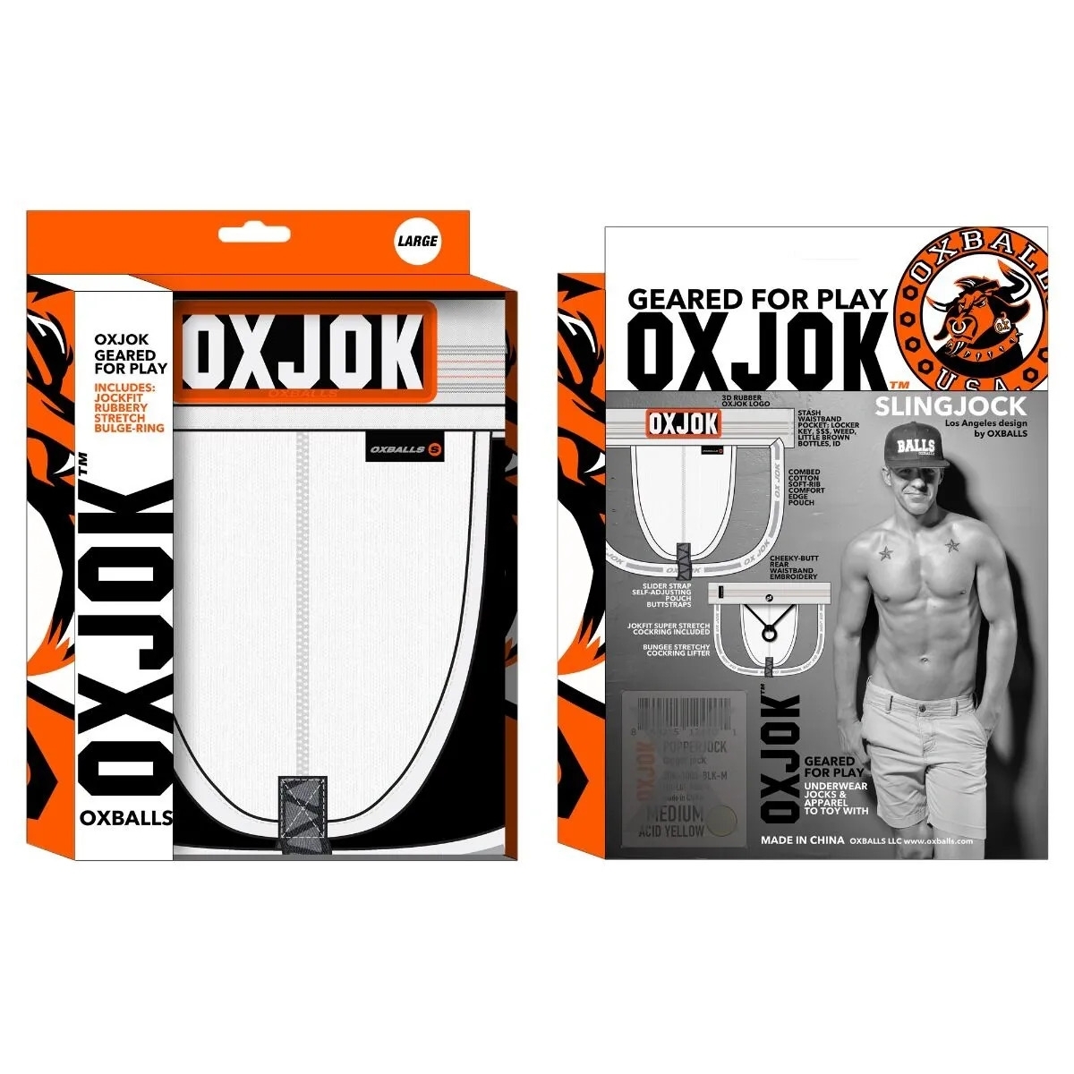 jockstrap oxjok slingjock blanc 4