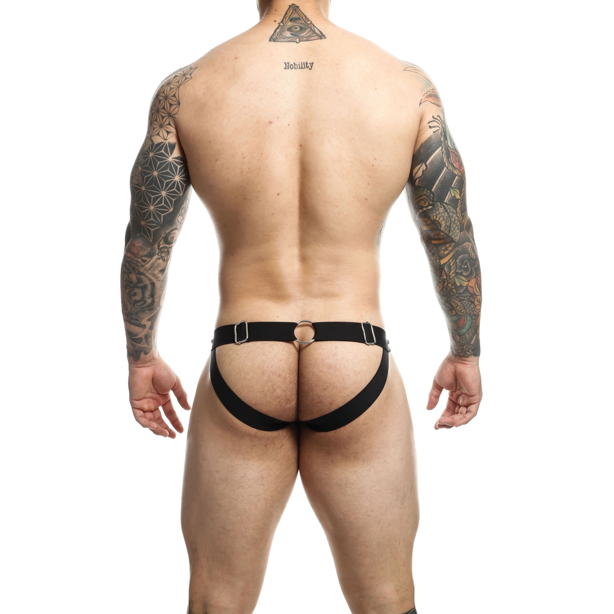 jockstrap peekaboo dngeon gris 2