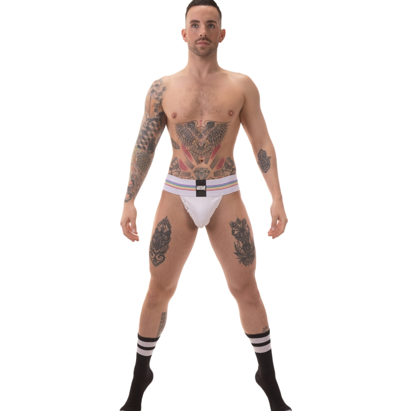 jockstrap proud boy blanc 2