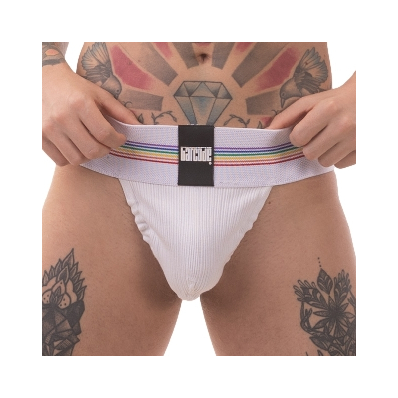 jockstrap proud boy blanc