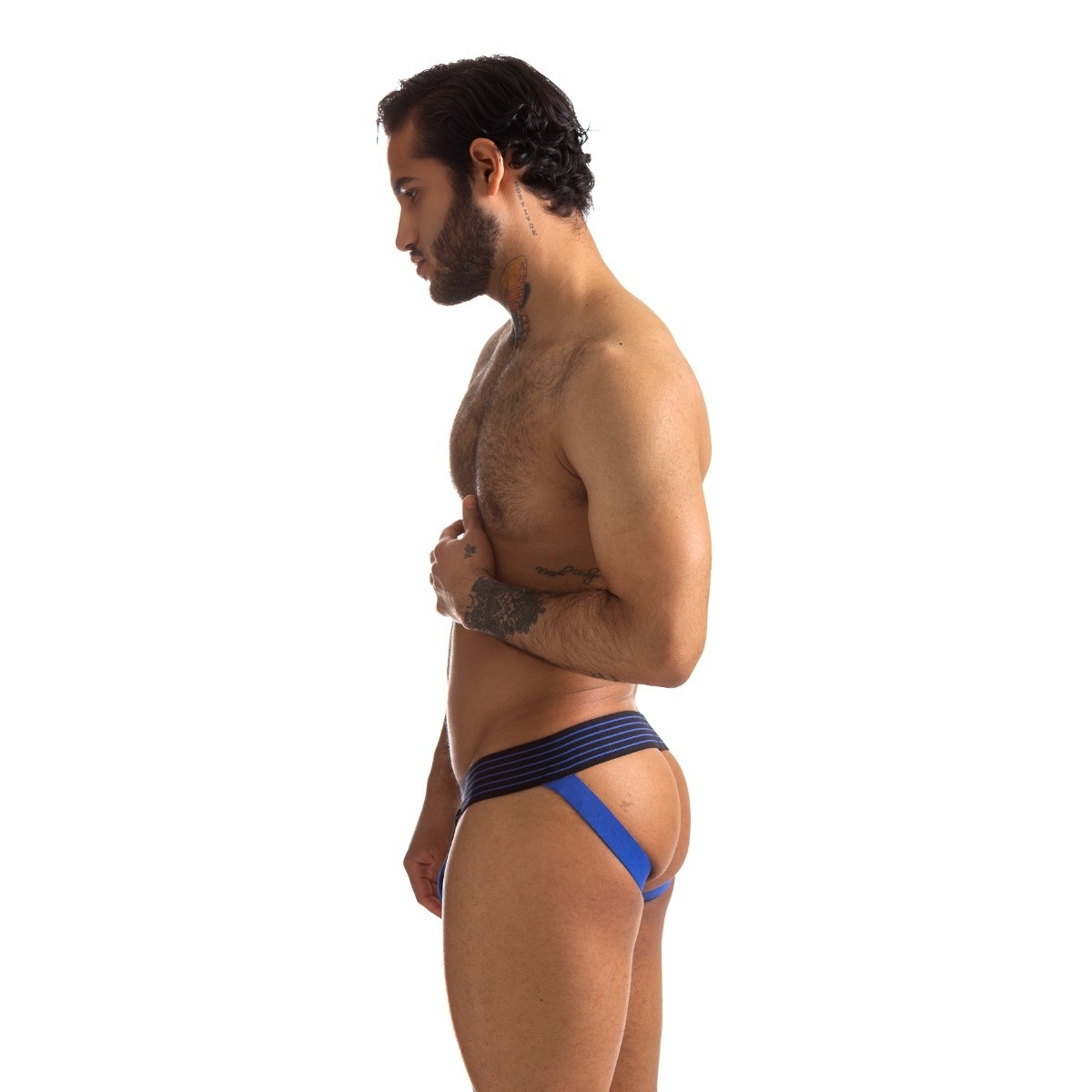 jockstrap rally 665 noir bleu 4